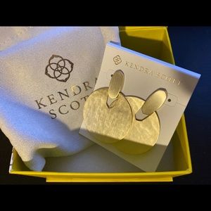 Kendra Scott Didi gold statement earrings